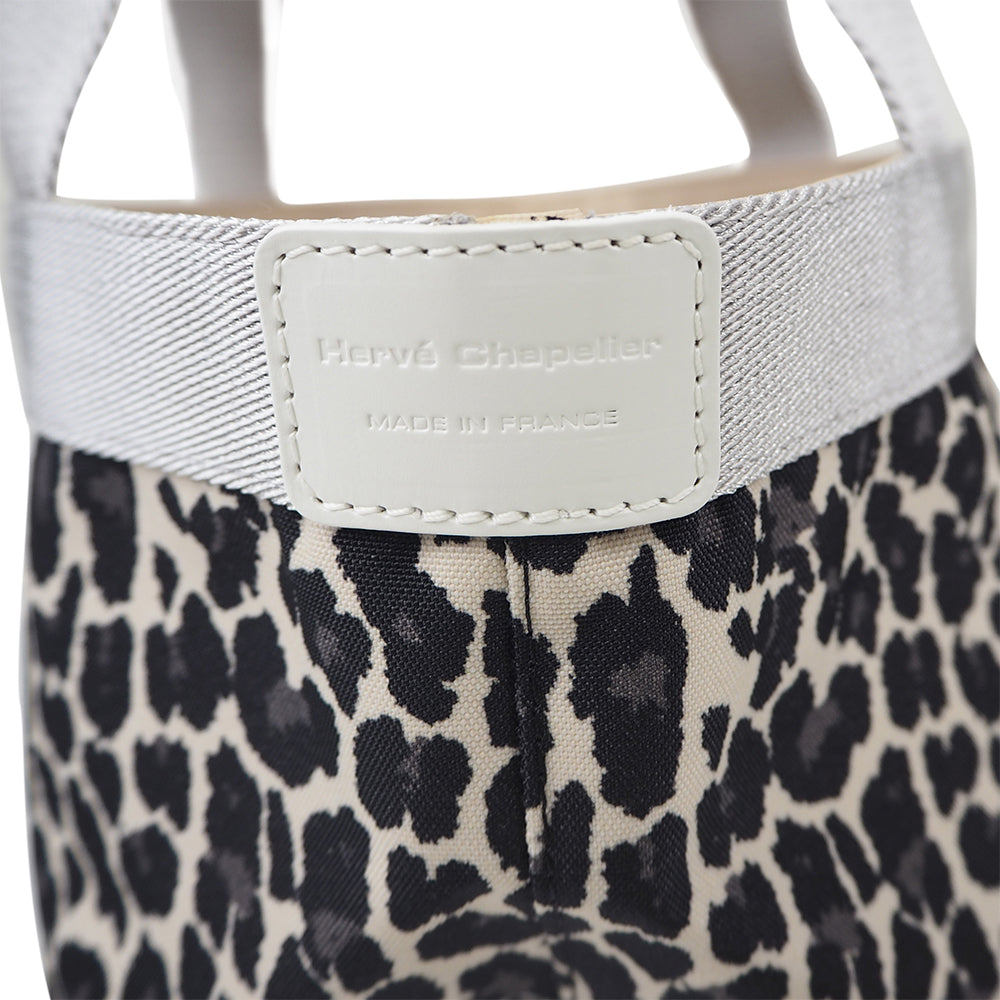 【限定カラー】エルベシャプリエ Herve Chapelier 701FB パンサーブラン×シルバー×ブラン(舟型トートS パンサー)