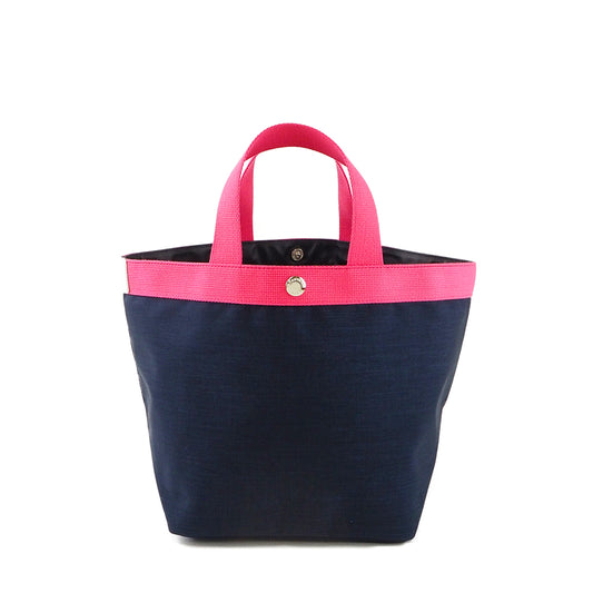 【限定カラー】 エルベシャプリエ Herve Chapelier 707CB ネイビー×フューシャ×ブラン(舟型トートM)