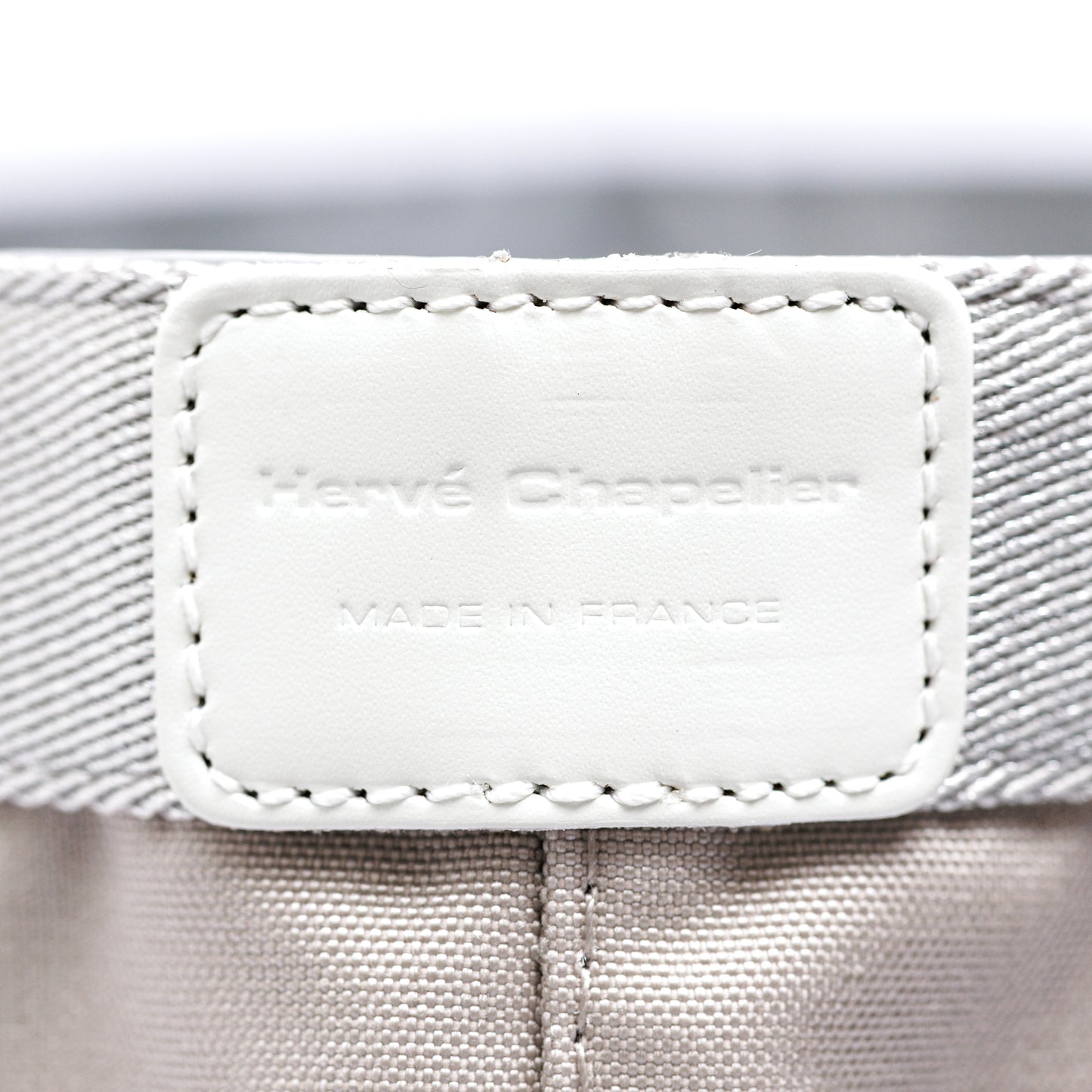 【限定カラー】 エルベシャプリエ Herve Chapelier 707CB マスティック×シルバー×ブラン(舟型トートM)