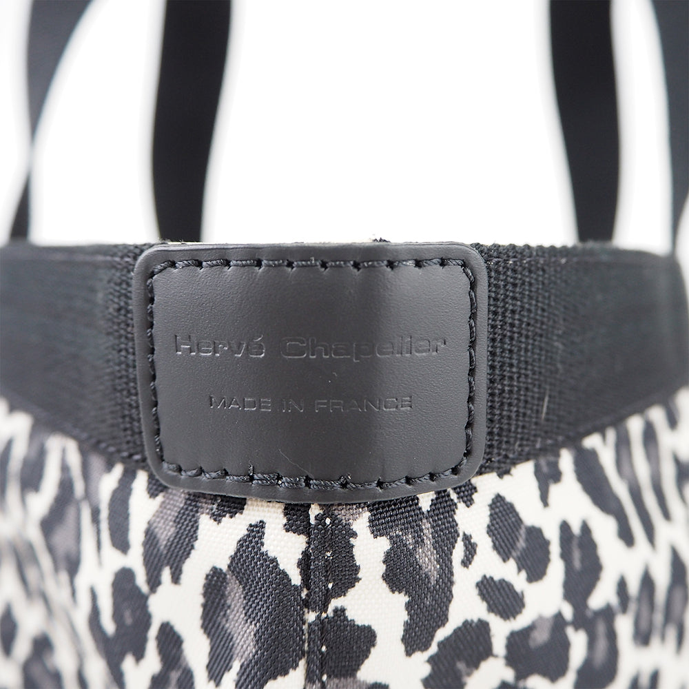 【限定カラー】エルベシャプリエ Herve Chapelier 707FN パンサーブラン×ノワール×ノワール(舟型トートM パンサー)
