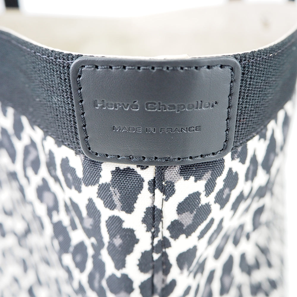 【限定カラー】エルベシャプリエ Herve Chapelier 725FN パンサーブラン×ノワール×ノワール(舟型トートL パンサー)