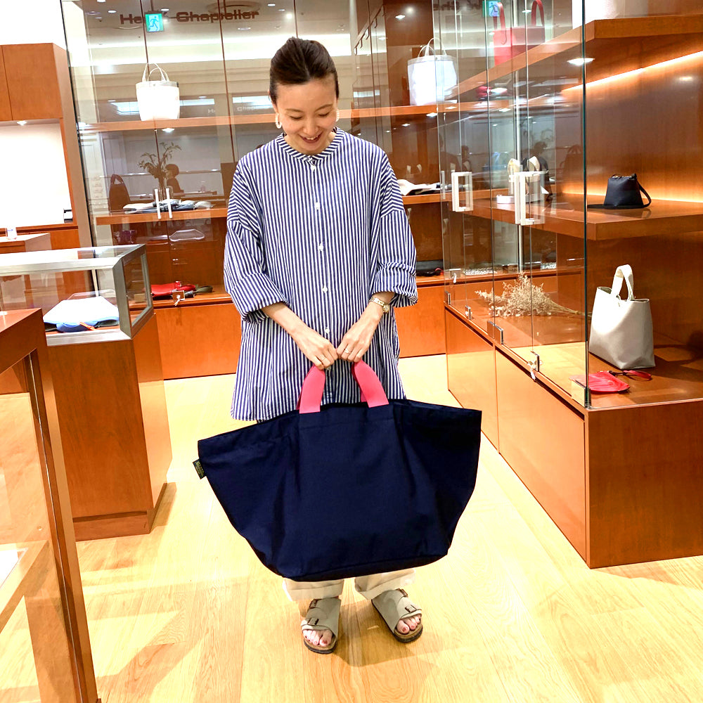 エルベシャプリエ Herve Chapelier 848W カモフラージュ (コーデュラナイロン舟型マキシトートXXL迷彩)