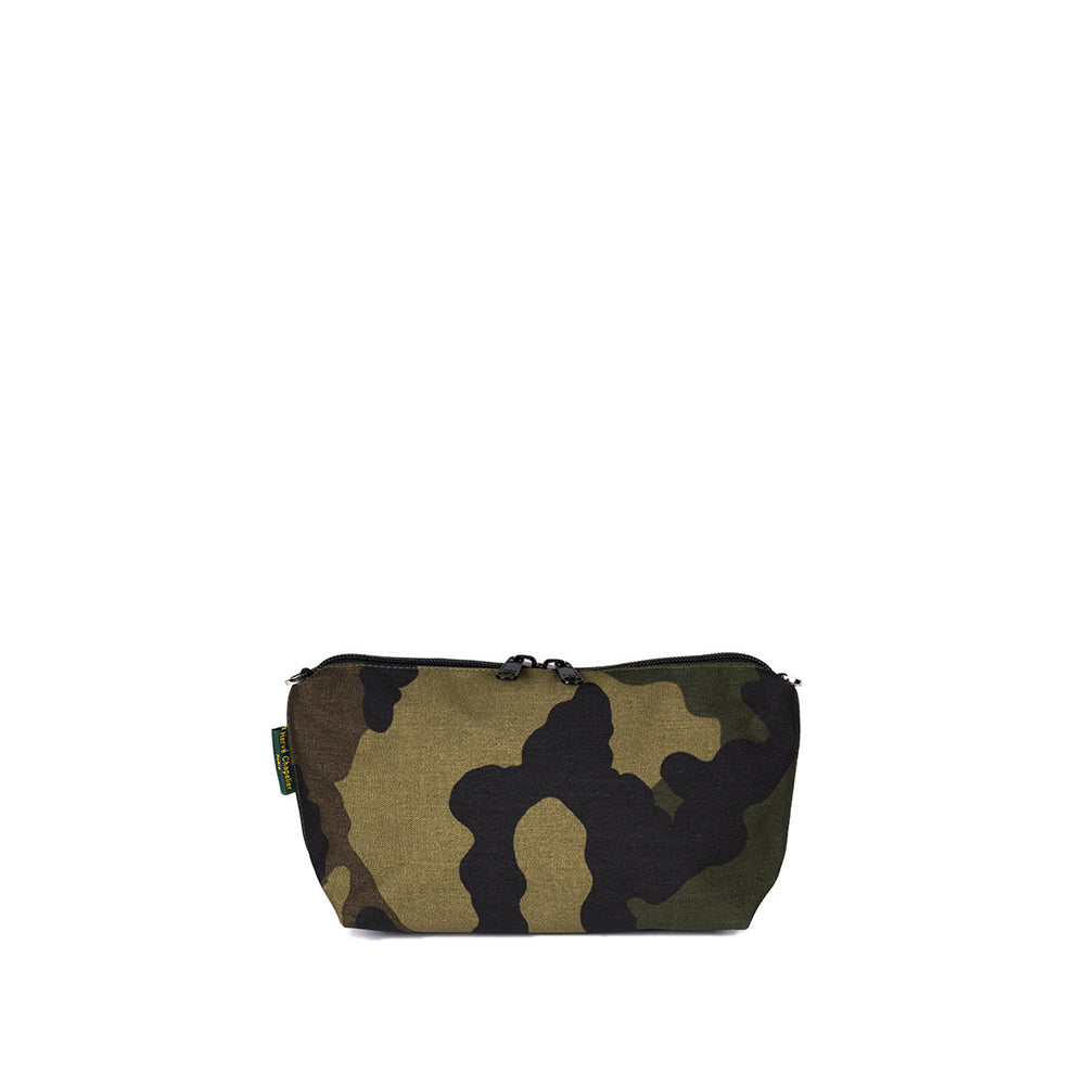 エルベシャプリエ Herve Chapelier 8784W カモフラージュ (コーデュラナイロンスクエアポーチ)