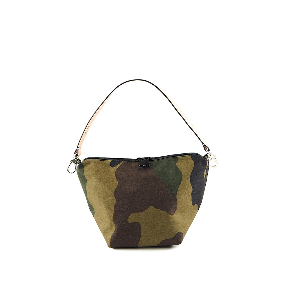 エルベシャプリエ Herve Chapelier 8786W カモフラージュ (コーデュラナイロン舟型ポーチ)
