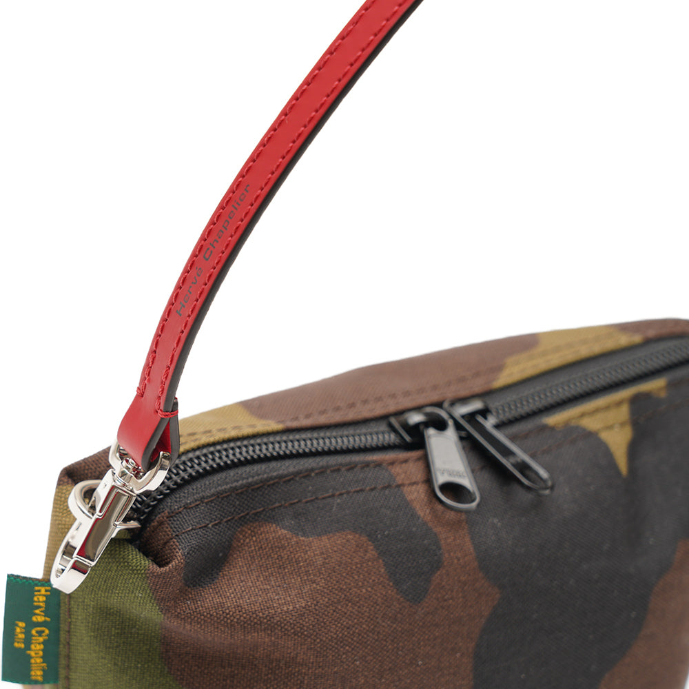 エルベシャプリエ Herve Chapelier 8797W カモフラージュ(コーデュラナイロン舟型ポーチ)