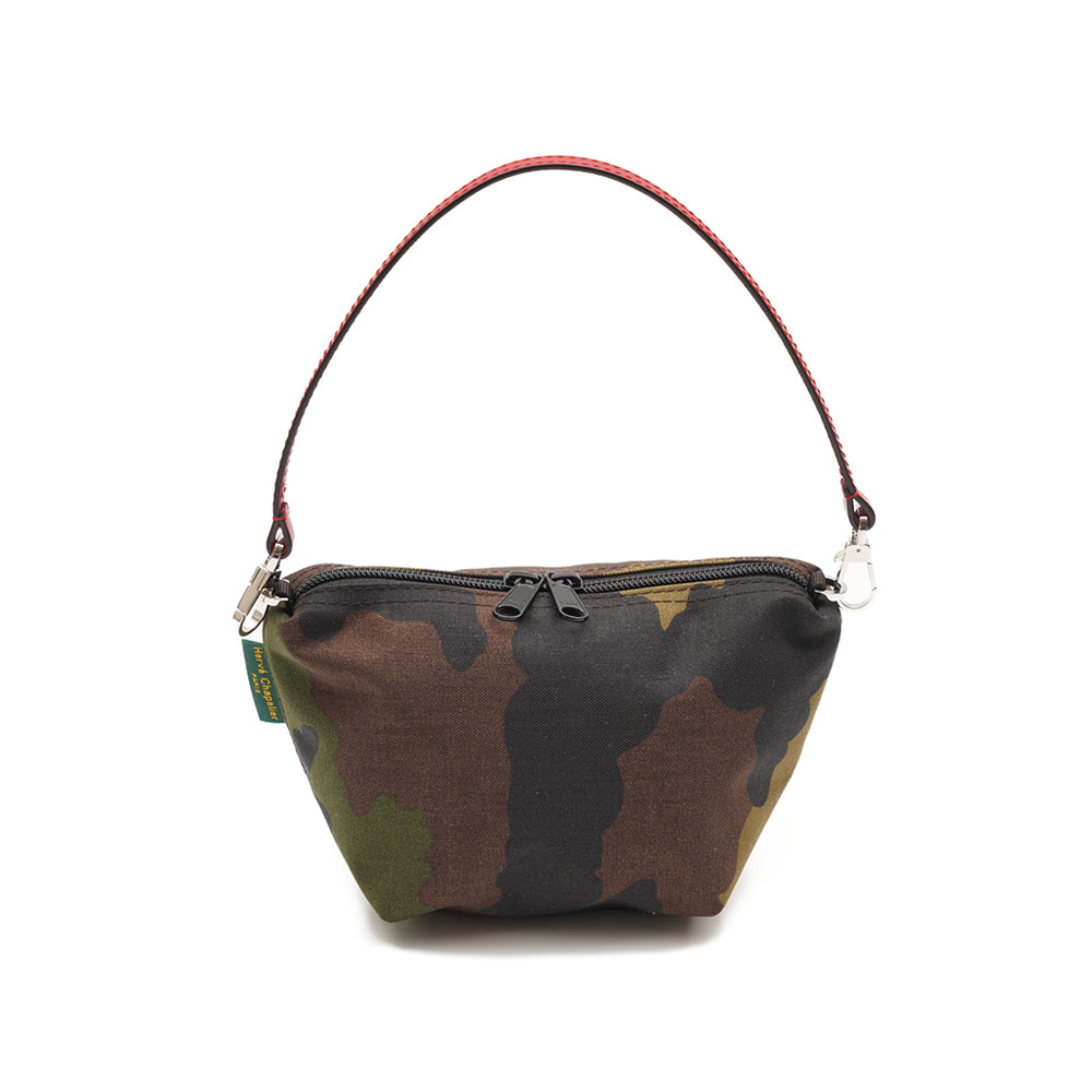 エルベシャプリエ Herve Chapelier 8797W カモフラージュ(コーデュラナイロン舟型ポーチ)