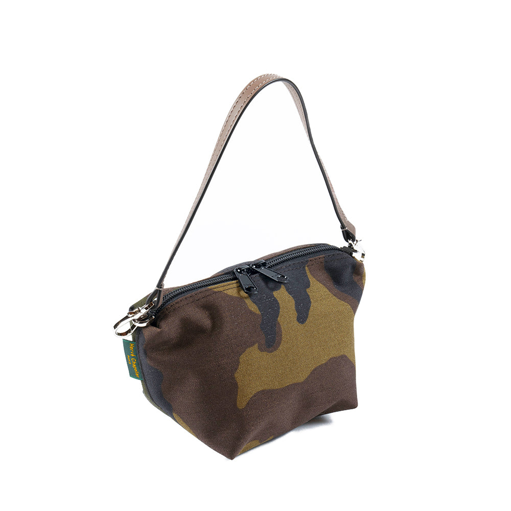 エルベシャプリエ Herve Chapelier 8797W カモフラージュ(コーデュラナイロン舟型ポーチ)