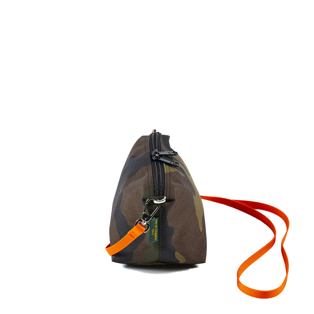 エルベシャプリエ Herve Chapelier 8797W カモフラージュ(コーデュラナイロン舟型ポーチ)
