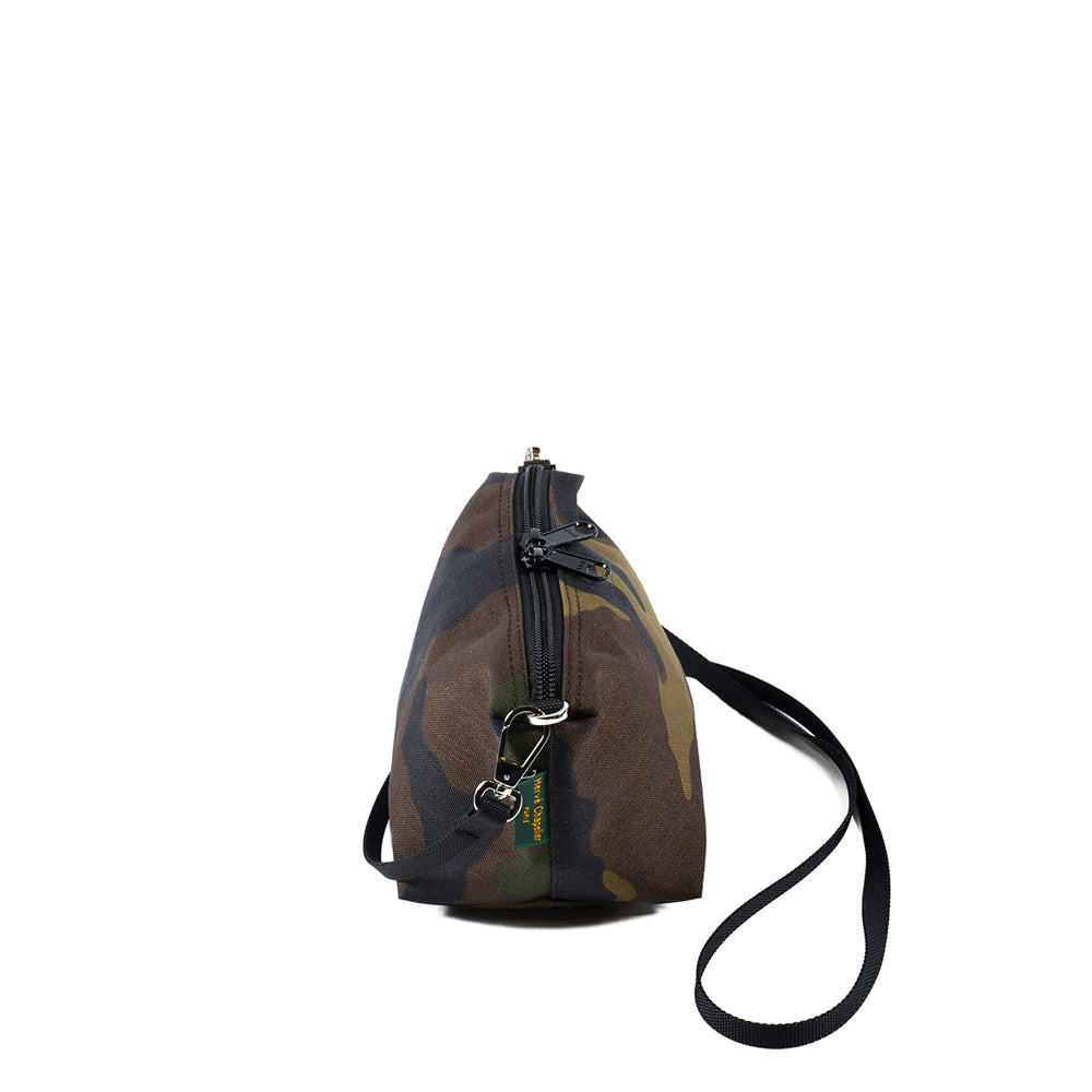 エルベシャプリエ Herve Chapelier 8797W カモフラージュ(コーデュラナイロン舟型ポーチ)