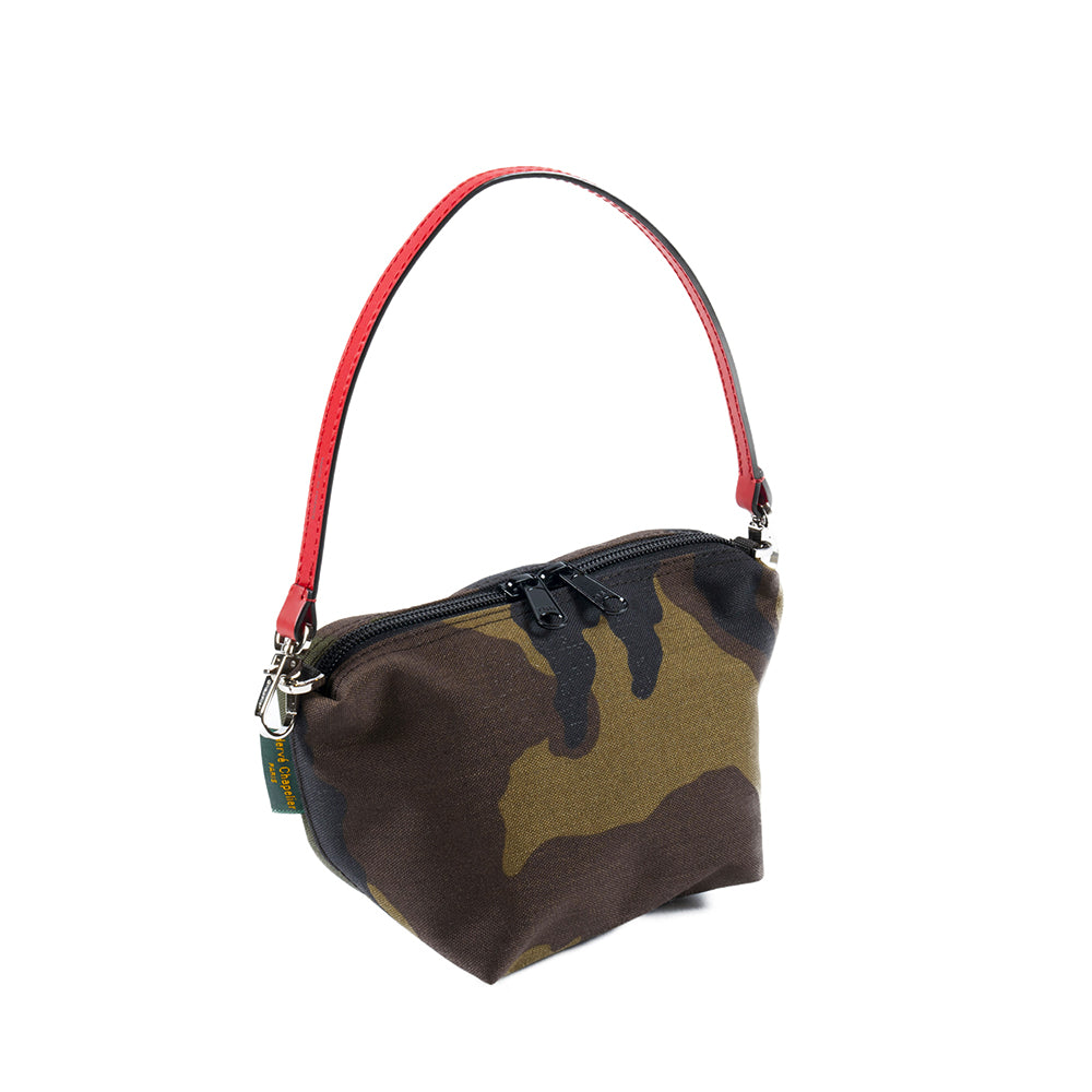 エルベシャプリエ Herve Chapelier 8797W カモフラージュ(コーデュラナイロン舟型ポーチ)