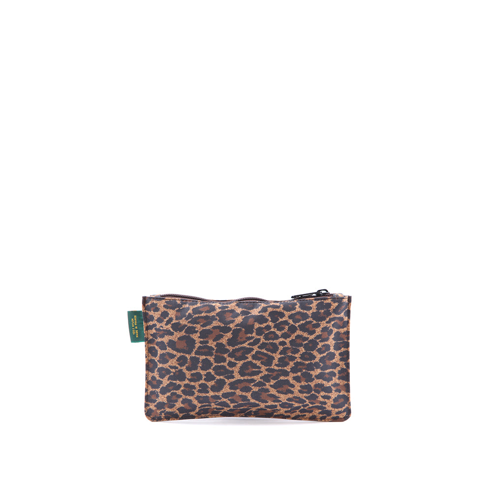 エルベシャプリエ Herve Chapelier 902F(フラットポーチM ヒョウ柄 カモフラージュ柄)