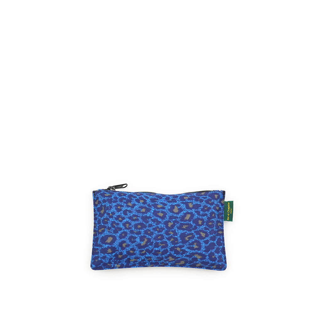 エルベシャプリエ Herve Chapelier 902F(フラットポーチM ヒョウ柄 カモフラージュ柄)