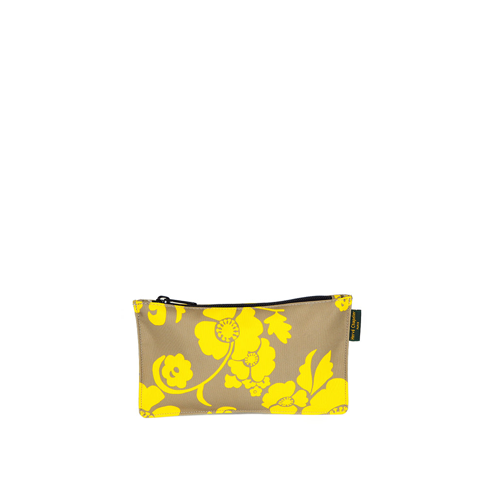 エルベシャプリエ Herve Chapelier 902F(フラットポーチM ヒョウ柄 カモフラージュ柄)