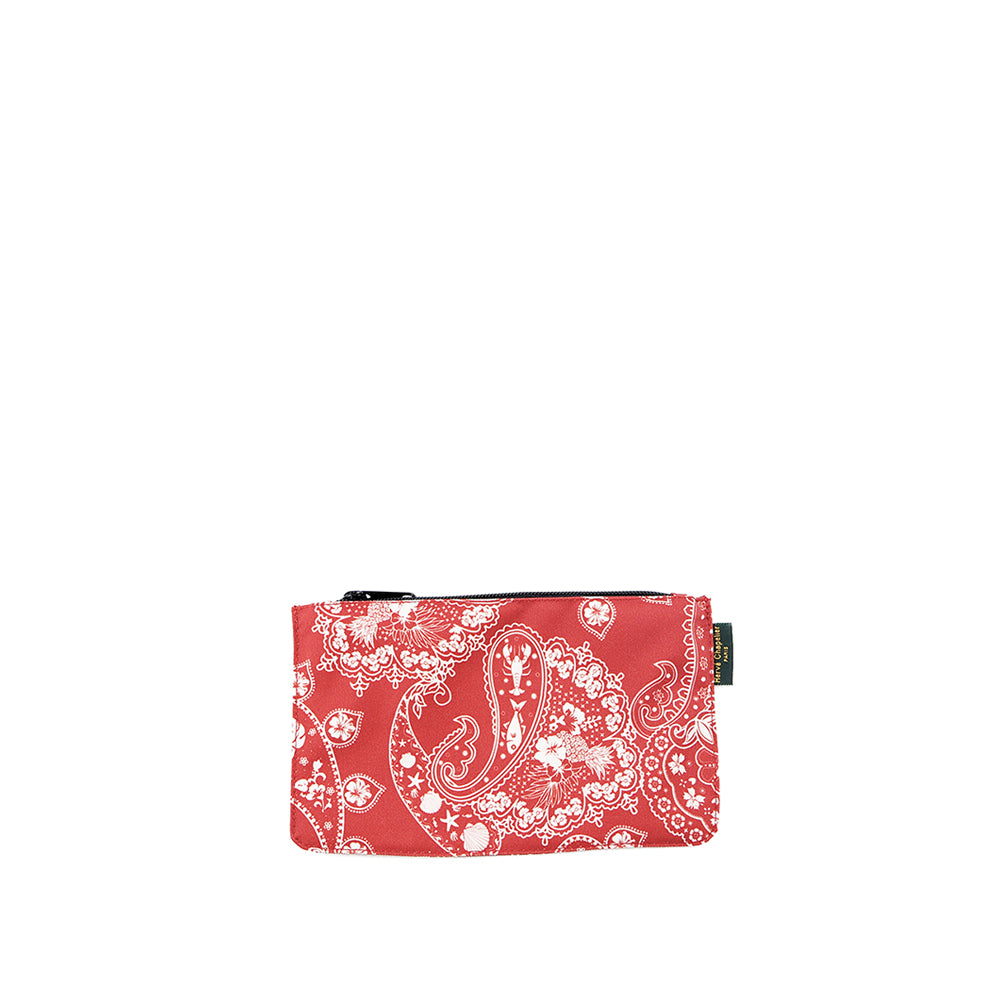 エルベシャプリエ Herve Chapelier 902F(フラットポーチM ヒョウ柄 カモフラージュ柄)