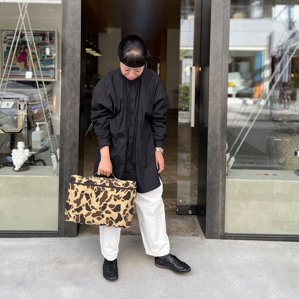 エルベシャプリエ Herve Chapelier 915W カモフラージュ (レザーハンドルA4ブリーフL 迷彩)