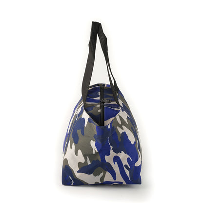 エルベシャプリエ Herve Chapelier 1028F (ナイロン舟型ショルダーML ヒョウ柄　カモフラージュ柄)
