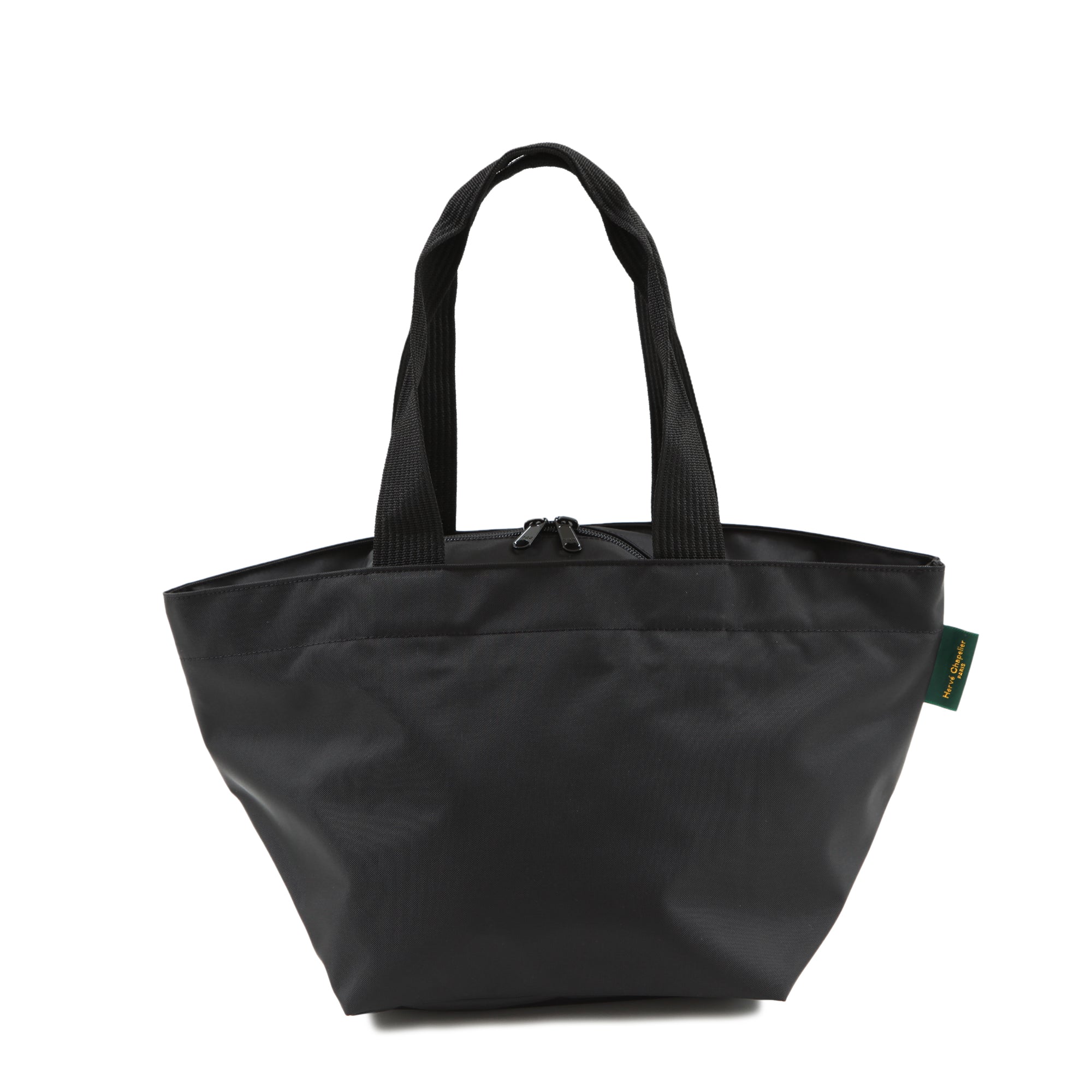 (新品)Hervé Chapelier 1028N舟形ブラックトートバッグ エルベシャプリエ Herve Chapelier 1028N(ナイロン舟型ショルダーML