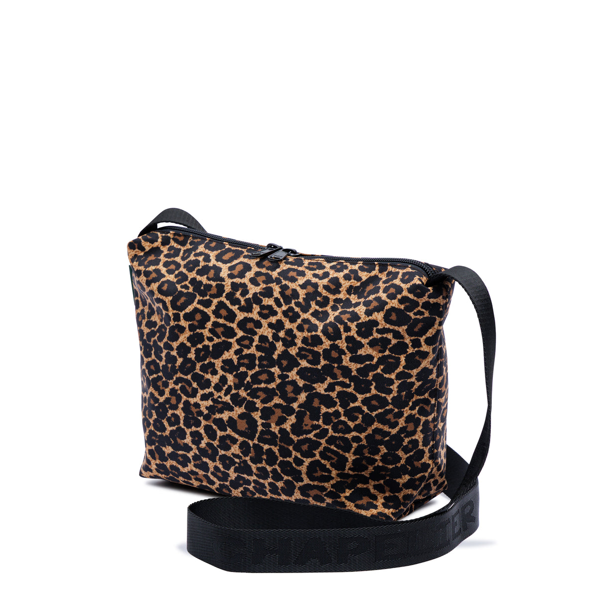 エルベシャプリエ Herve Chapelier 1752FJQ (ナイロンスクエアショルダーバッグM　パンサー　ロゴ入りストラップ）