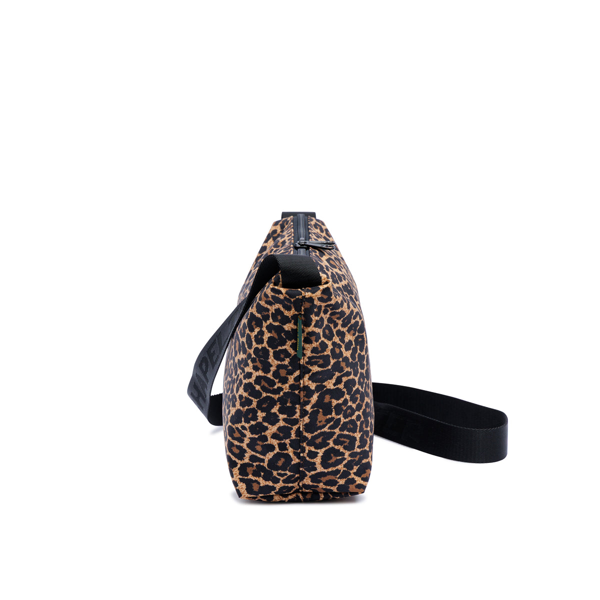 エルベシャプリエ Herve Chapelier 1752FJQ (ナイロンスクエアショルダーバッグM　パンサー　ロゴ入りストラップ）