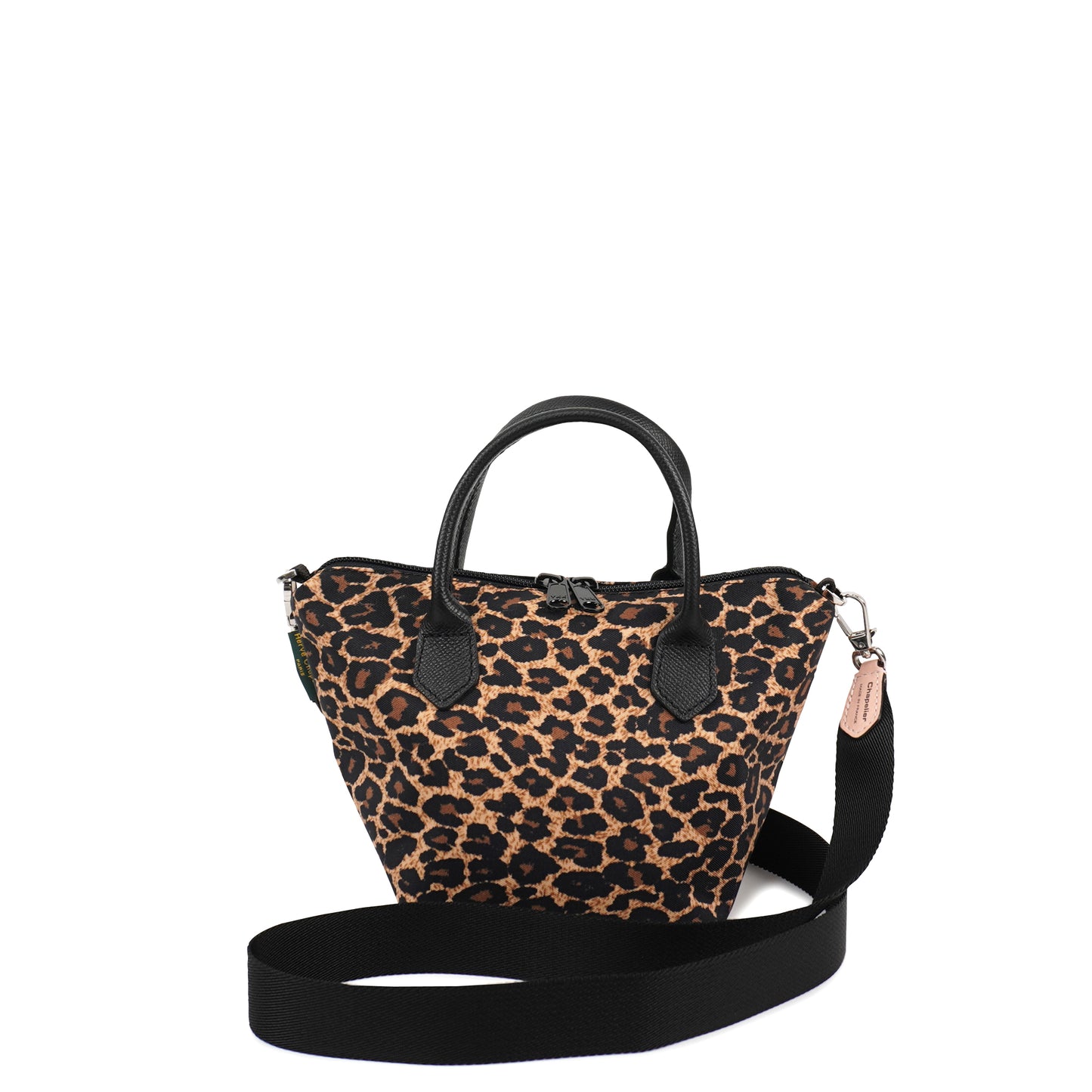 エルベシャプリエ Herve Chapelier 3885FD パンサー (ナイロンレザーハンドル舟型トートXS)