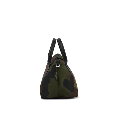 エルベシャプリエ Herve Chapelier 3885WD カモフラージュ (コーデュラナイロンレザーハンドル舟型トートXS)