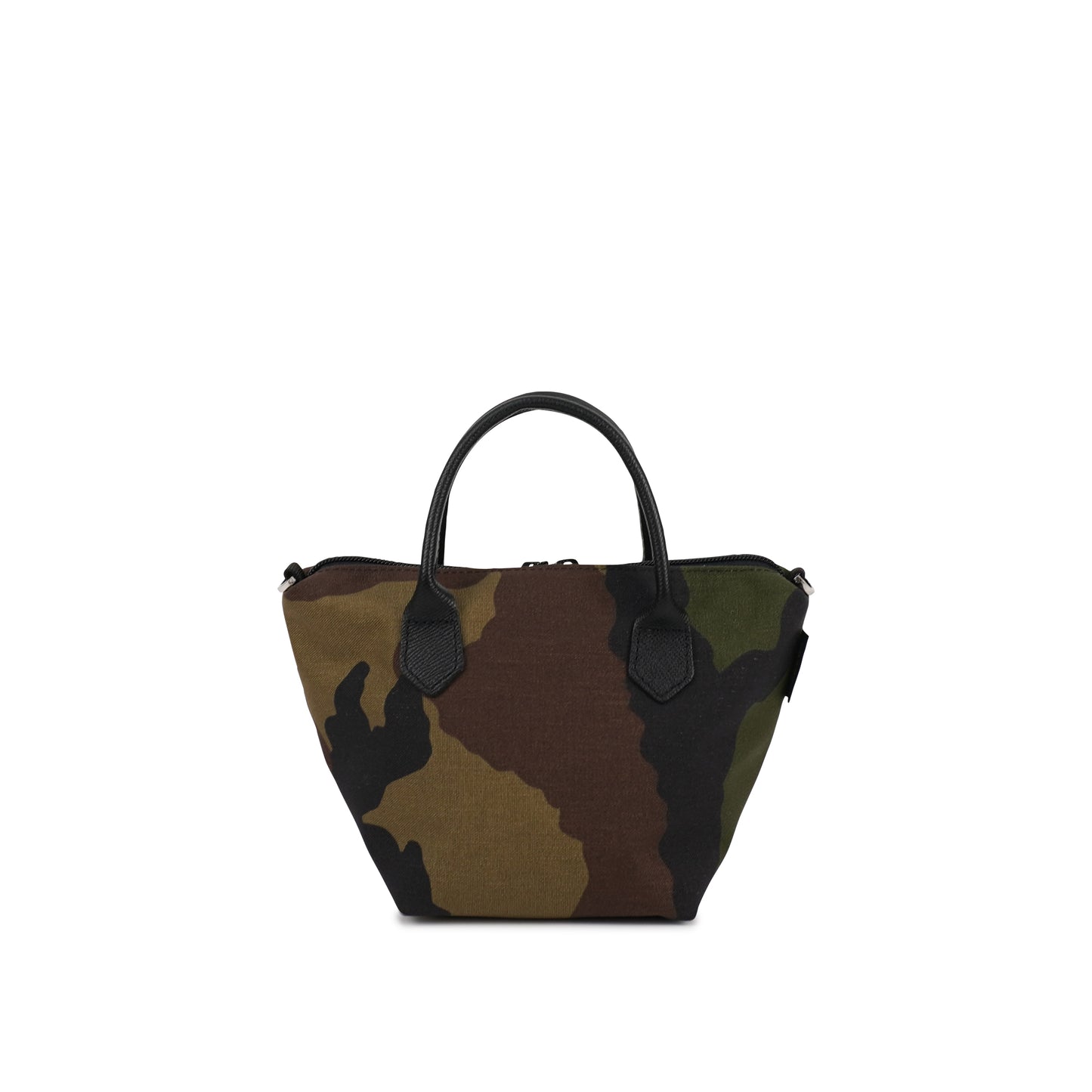 エルベシャプリエ Herve Chapelier 3885WD カモフラージュ (コーデュラナイロンレザーハンドル舟型トートXS)