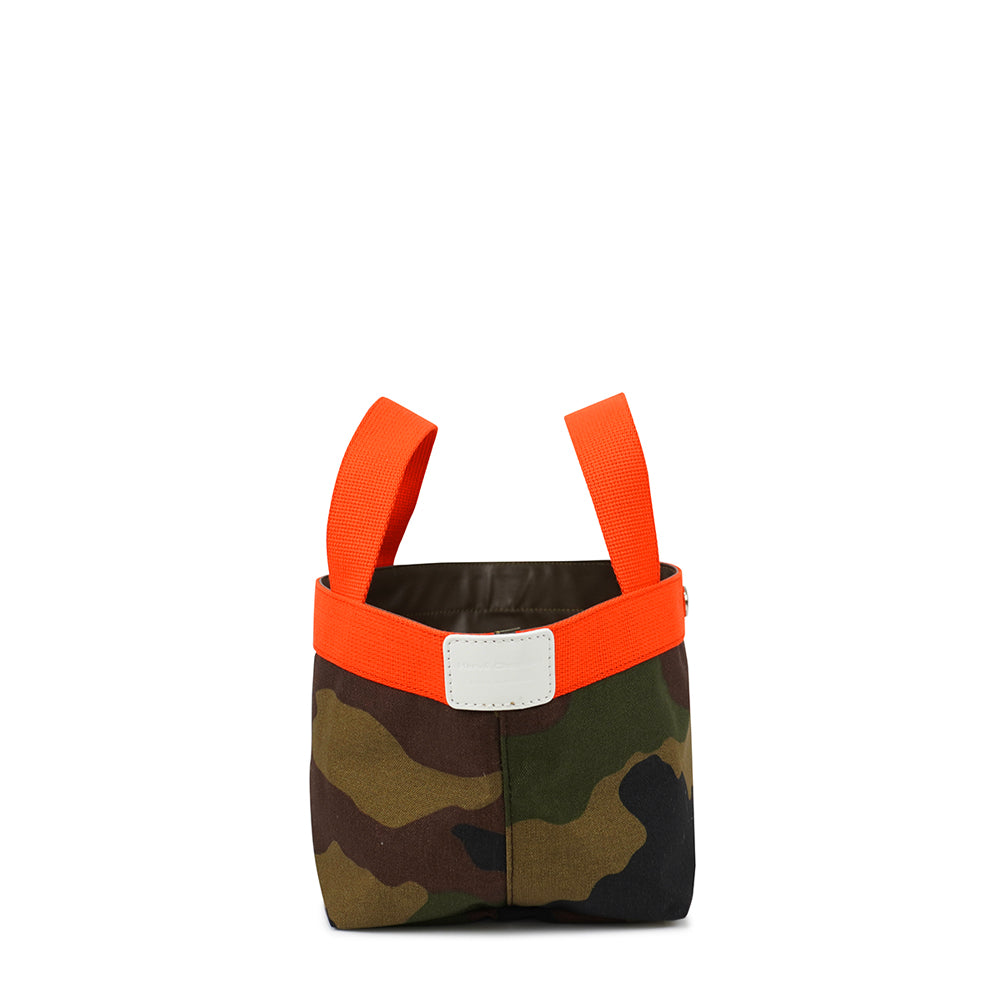 【限定カラー】 エルベシャプリエ Herve Chapelier 701WB カモフラージュ×サンギーヌ×ブラン(舟型トートS)