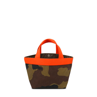【限定カラー】 エルベシャプリエ Herve Chapelier 701WB カモフラージュ×サンギーヌ×ブラン(舟型トートS)
