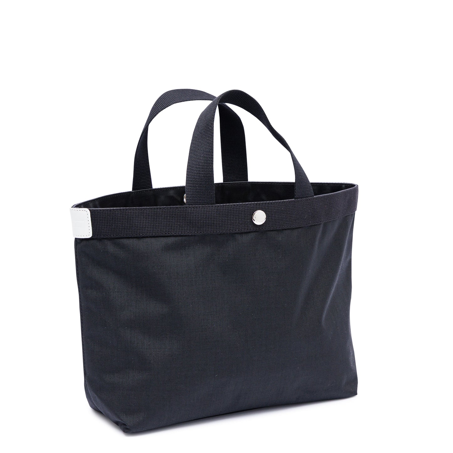【限定カラー】 エルベシャプリエ Herve Chapelier 704CB ノワール×ノワール×ブラン (スクエアトートM)