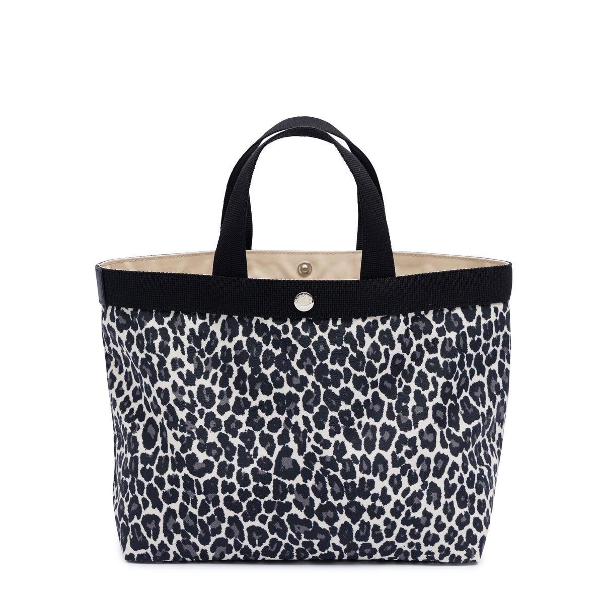 【限定カラー】エルベシャプリエ Herve Chapelier 704FN パンサーブラン×ノワール×ノワール(スクエアトートM　パンサー)