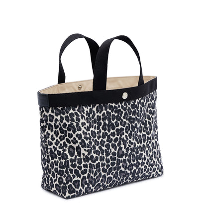 【限定カラー】エルベシャプリエ Herve Chapelier 704FN パンサーブラン×ノワール×ノワール(スクエアトートM　パンサー)