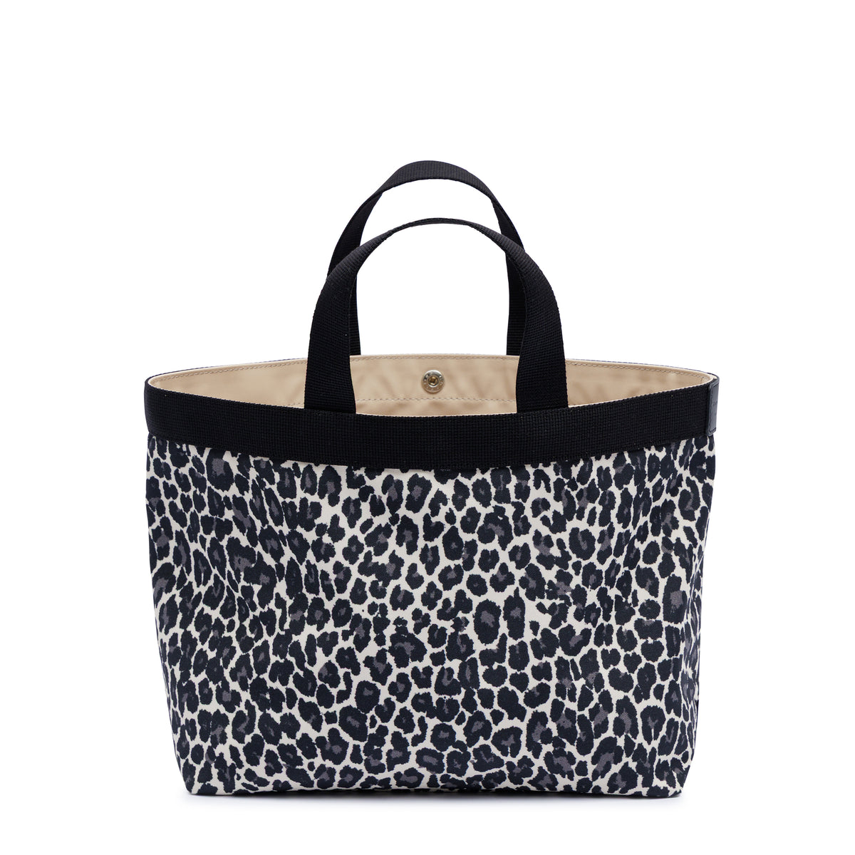 【限定カラー】エルベシャプリエ Herve Chapelier 704FN パンサーブラン×ノワール×ノワール(スクエアトートM　パンサー)