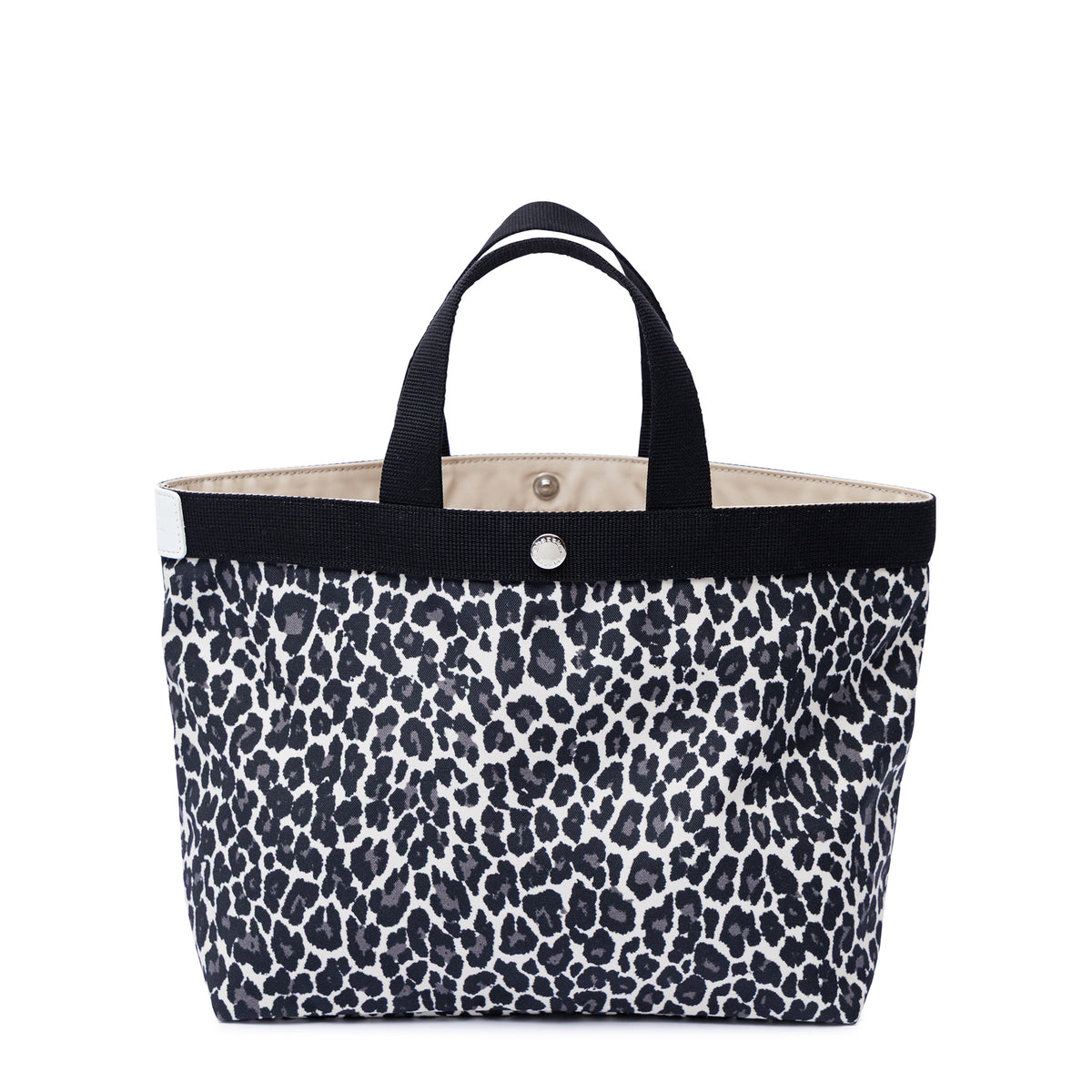 【限定カラー】エルベシャプリエ Herve Chapelier 704FB パンサーブラン×ノワール×ブラン(スクエアトートM　パンサー)