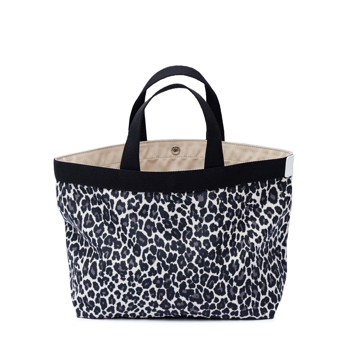 【限定カラー】エルベシャプリエ Herve Chapelier 704FB パンサーブラン×ノワール×ブラン(スクエアトートM　パンサー)