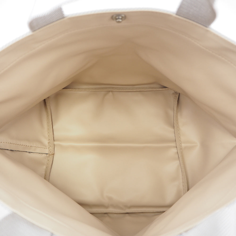 【限定カラー】エルベシャプリエ Herve Chapelier 707FB パンサーブラン×シルバー×ブラン(舟型トートM　パンサー)