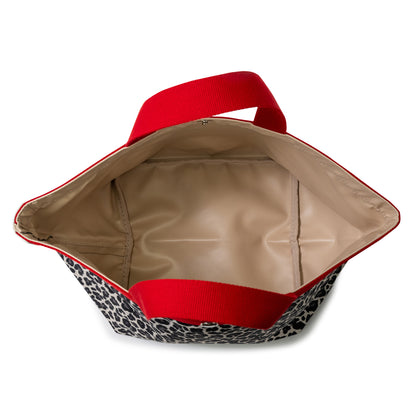 【限定カラー】エルベシャプリエ Herve Chapelier 707FB パンサーブラン×パプリカ×ブラン(舟型トートM　パンサー)
