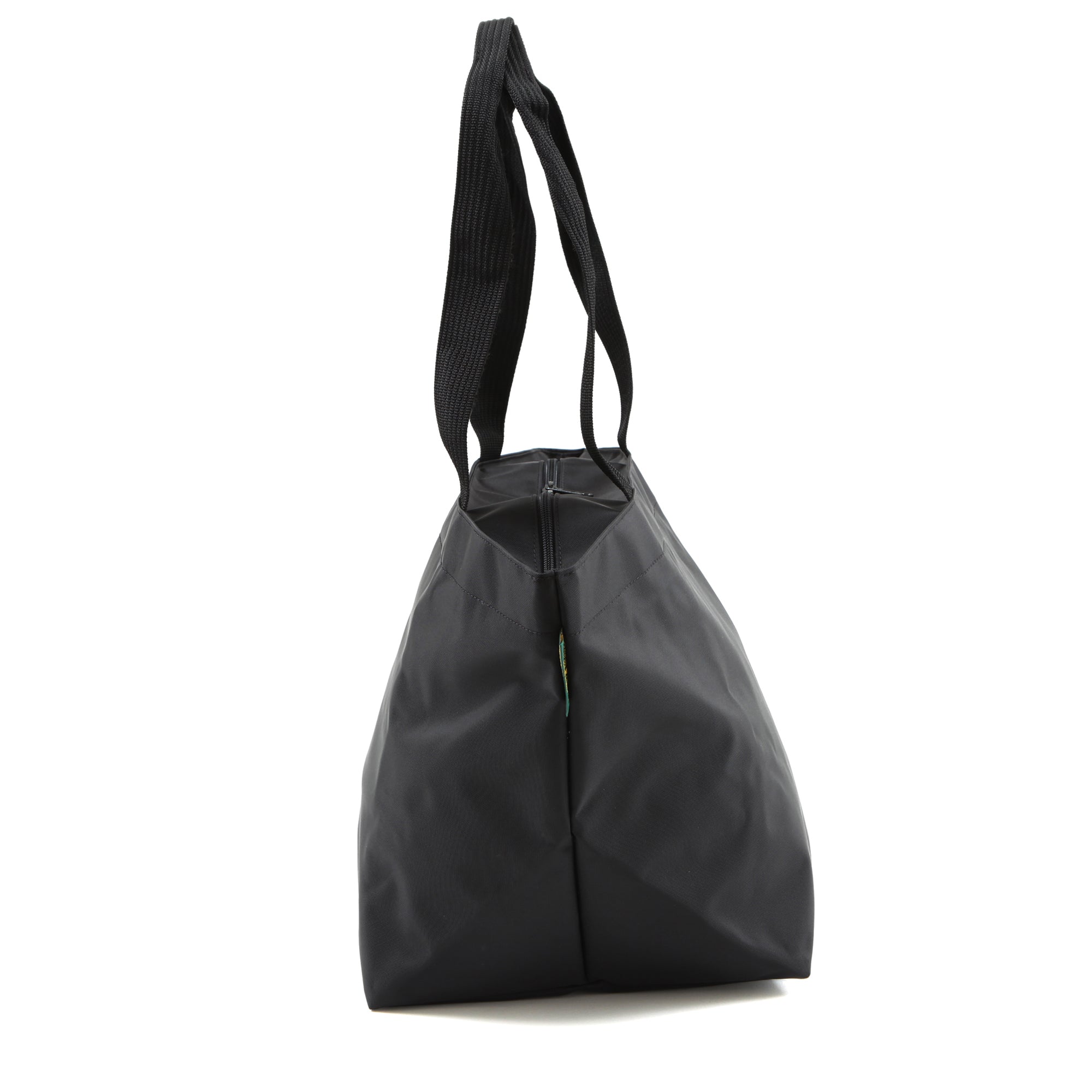 Herve Chapelier 925Nナイロン　舟型トートバッグ ブラック エルベシャプリエ Herve Chapelier 925N(ナイロン舟型ショルダーL